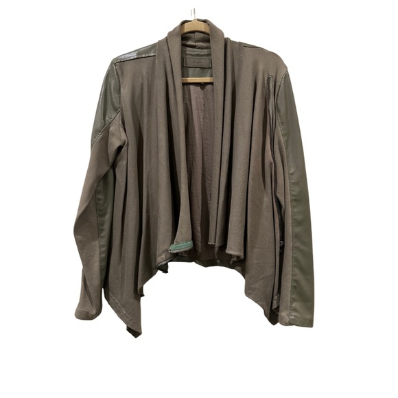 Blank NYC Jackets & Blazers - BLANK NYC Drape Faux Leather Jacket